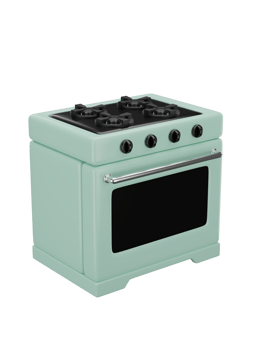 3D cute cooking stove png