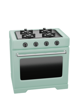 3D cute cooking stove png