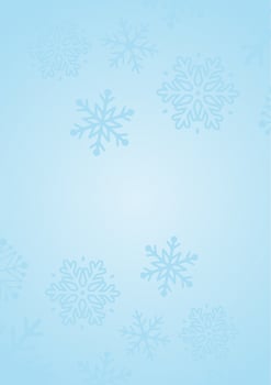 Christmas snowflake background vector