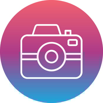 Photo Camera Vector Icon