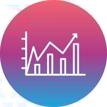 Line Chart Vector Icon