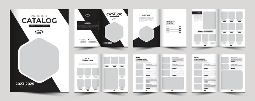 Vector catalog or catalogue or product catalog template