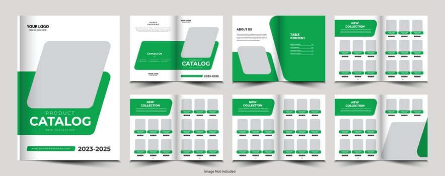 Vector catalog or catalogue or product catalog template
