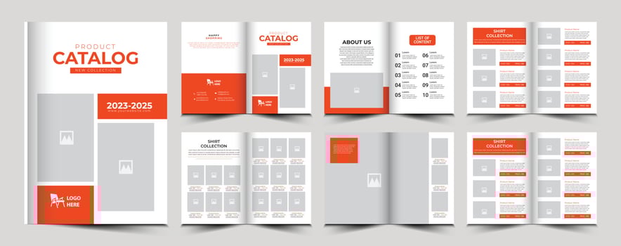 Vector catalog or catalogue or product catalog template