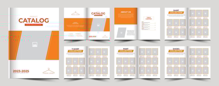 Vector catalog or catalogue or product catalog template