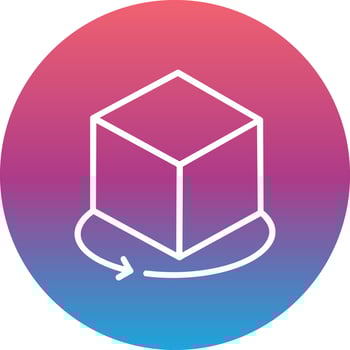 3d Cube Vector Icon