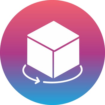 3d Cube Vector Icon