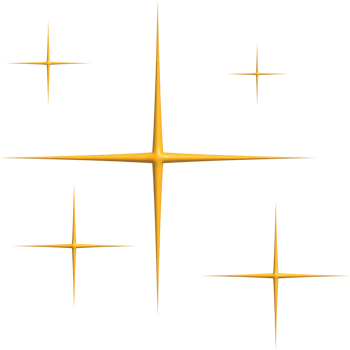 3D yellow stars sparkle firework, Decoration twinkle, shiny flash. Glowing light effect stars and bursts png
