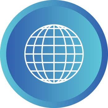 Unique Globe Vector Line Icon