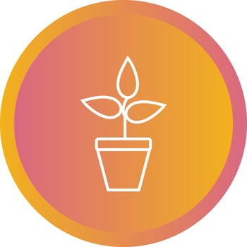 Unique Successful Growth Vector Line Icon
