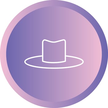 Unique Hat I Vector Line Icon