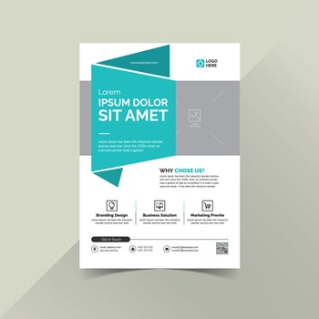 Business Flyer Template Vector File