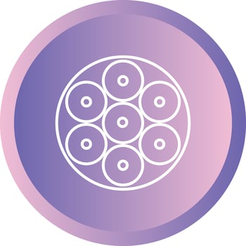 Unique Led Light Vector Line Icon