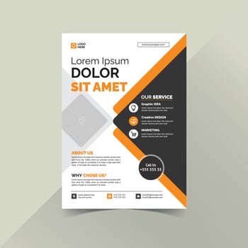 Business Flyer Template Vector File