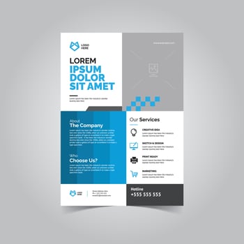 Business Flyer Template Vector File