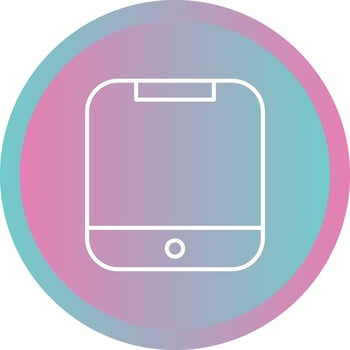 Unique Smart Device Vector Line Icon