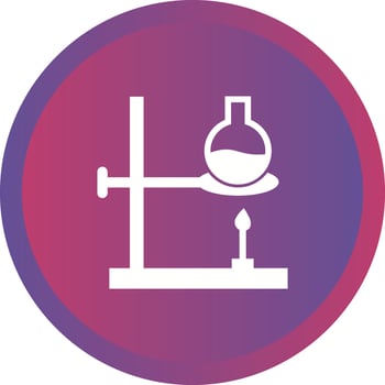 Unique Experiment Vector Glyph Icon