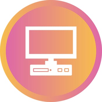 Unique Desktop Vector Glyph Icon