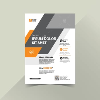Business Flyer Template Vector File