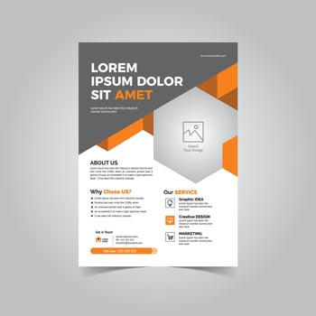 Business Flyer Template Vector File
