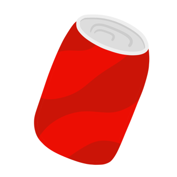 Soft Drink Can Illustration png