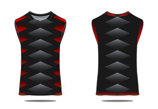 basketball jersey tank top sport illustration vector
