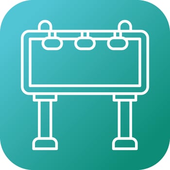 Road Banner Vector Icon