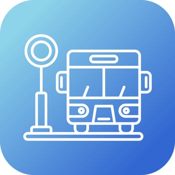 Bus Stop Vector Icon