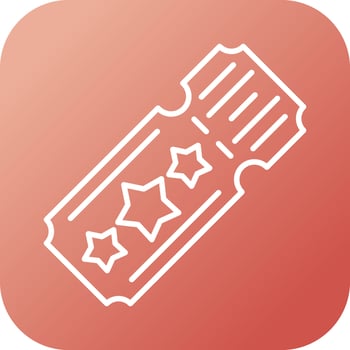Ticket Vector Icon