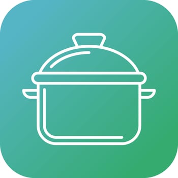 Cooking Pot Vector Icon