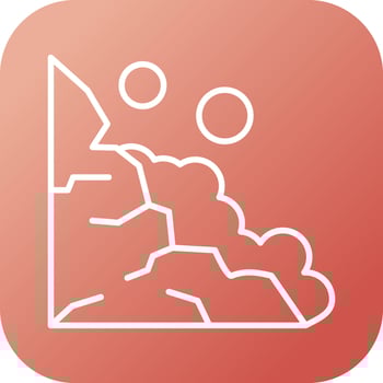 Landslide Vector Icon
