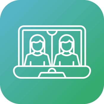 Online Meeting Vector Icon