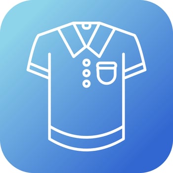 Polo Shirt Vector Icon