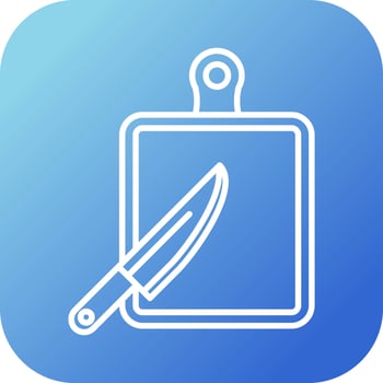 Cutting Board Vector Icon