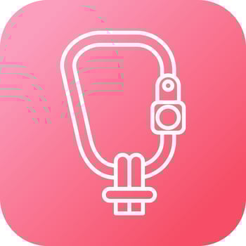 Carabiner Vector Icon