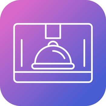 Food Delivery Box Vector Icon