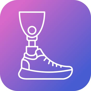 Prosthesis Vector Icon