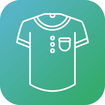T Shirt Vector Icon