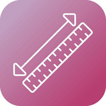 Measuring Tape Vector Icon