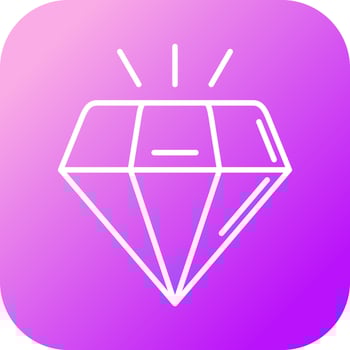 Diamond Vector Icon