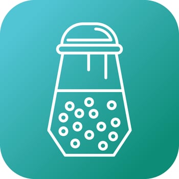 Salt Shaker Vector Icon