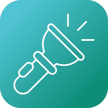 Flashlight Vector Icon