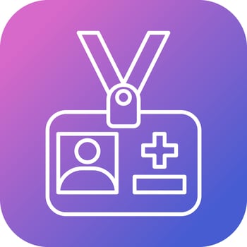 Medical Id Vector Icon