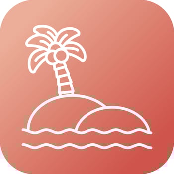 Island Vector Icon