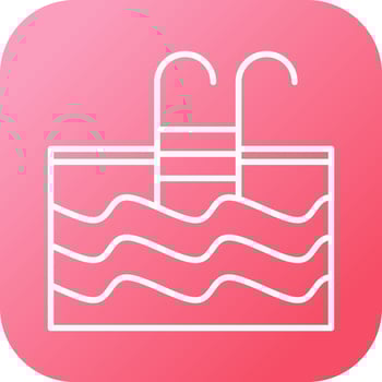 Swimming Pool Vector Icon