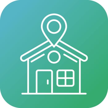 Home Location Vector Icon