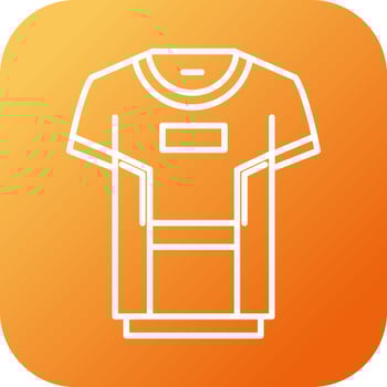 Jersey Line Vector Icon