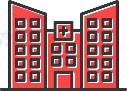 Hospital Property Creative Icon Design vector