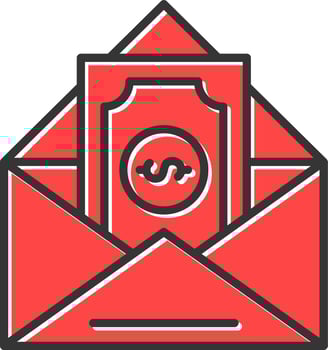 Envelope Creative Icon Design vector