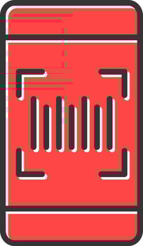 Barcode Creative Icon Design vector
